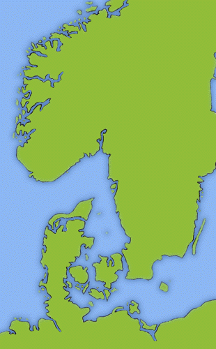 Mapa oblasti Bornholm