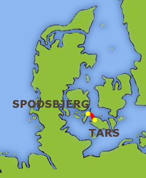 Mapa trasy Tars - Spodsbjerg