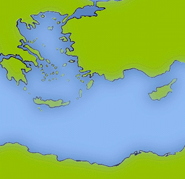 Mapa oblasti Egypt