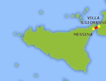 Mapa trasy Villa S.Giovanni - Messina